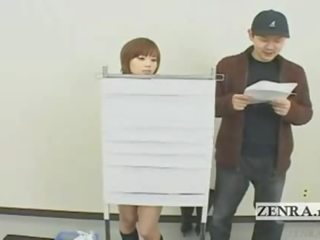 Tekstitetty japanilainen quiz mov kanssa nudisti japani opiskelija