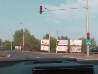 Öl hitchhiker gives boner to the gyzykly to trot driver
