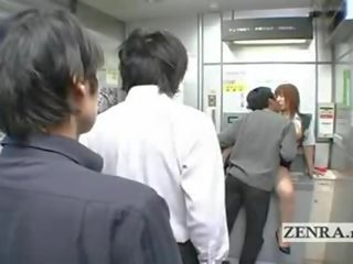 Bizarro japonesa postar escritório ofertas mamalhuda oral sexo vídeo caixa eletrônico